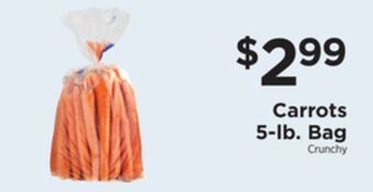 ShopRite Carrots 5-lb. bag offer