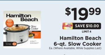 ShopRite 6-qt. slow cooker offer