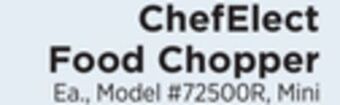 ShopRite Food chopper offer