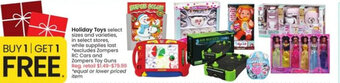 Albertsons Holiday Toys offer