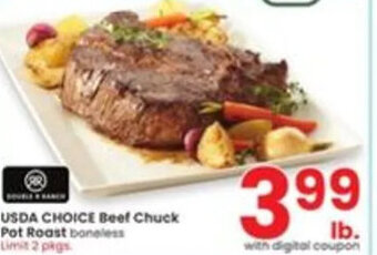 Albertsons USDA Choice Beef Chuck Pot Roast offer