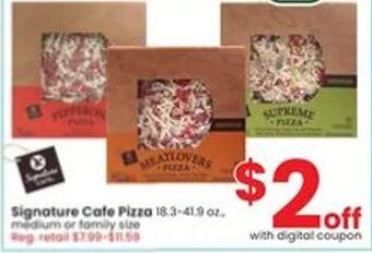 Albertsons Signature Cafe Pizza offer