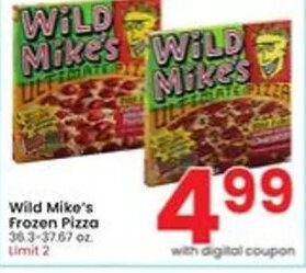 Albertsons Wild Mike's Frozen Pizza offer