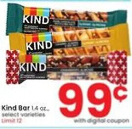 Albertsons Kind Bar 1.4 oz. offer