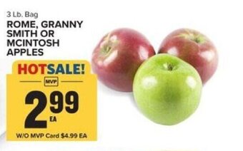 Food Lion Rome, Granny Smith or Mcintosh Apples offer