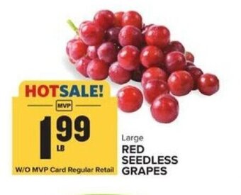 Food Lion Red Seedless Grapes offer