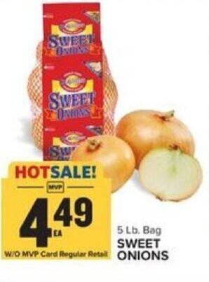 Food Lion Sweet Onions 5 Lb. Bag offer