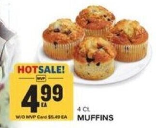 Food Lion Muffins 4 Ct. offer