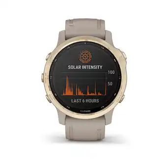 Best Buy Garmin - fēnix 6s pro solar gps smartwatch 30mm stainless steel - light gold offer