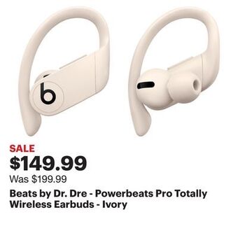 Best Buy Beats by dr. dre - powerbeats pro totally wireless earbuds - ivory offer