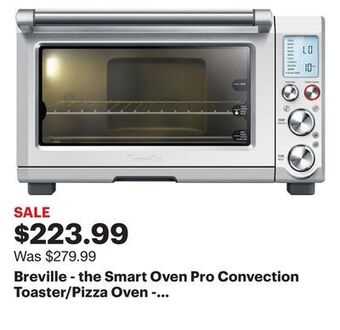 Best Buy Breville - the smart oven pro convection toaster/pizza oven - brushed stainless steel offer