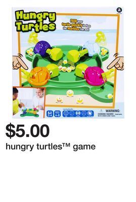 Five Below Hungry turtles™ game offer