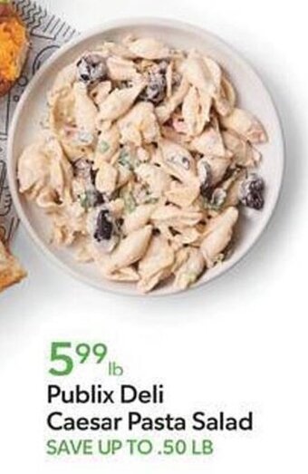 Publix Publix Deli Caesar Pasta Salad offer
