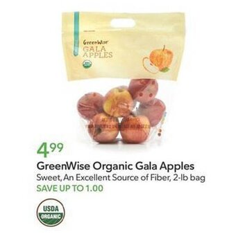 Publix GreenWise Organic Gala Apples offer