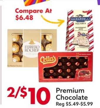 Big Lots Premium chocolate offer