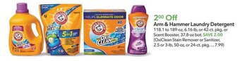 Publix Arm & Hammer Laundry Detergent offer