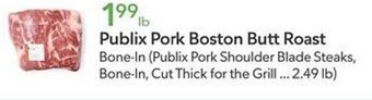 Publix Publix Pork Boston Butt Roast offer