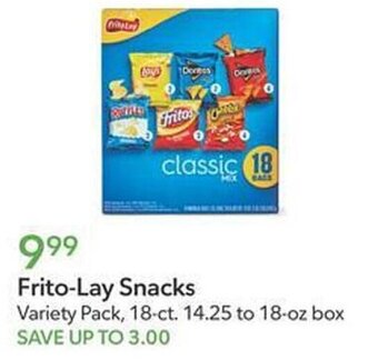 Publix Frito-Lay Snacks offer
