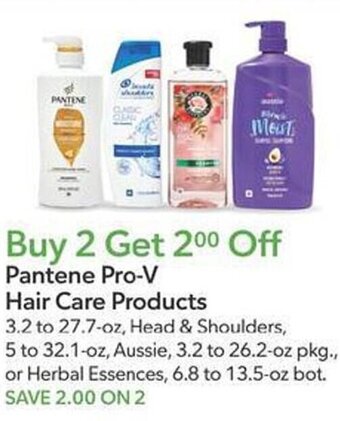 Publix Pantene Pro-V Hair Care Products offer