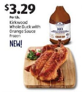 Aldi Kirkwood Whole Duck with Orange Sauce offer
