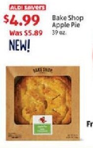 Aldi Bake Shop Apple Pie 39 oz. offer
