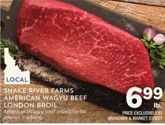 Albertsons Snake River Farms American Wagyu Beef London Broil offer