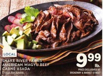 Albertsons Snake River Farms American Wagyu Beef Carne Asada offer
