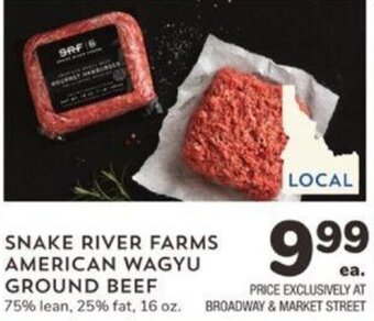 Albertsons Snake River Farms American Wagyu Ground Beef offer