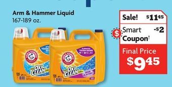 Family Dollar Arm & hammer liquid offer