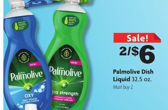Family Dollar Palmolive dish liquid offer