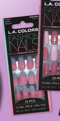 Family Dollar L. a. colors artificial nails offer