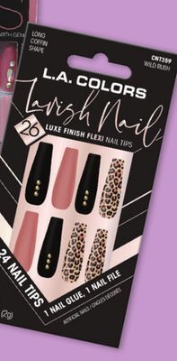 Family Dollar L. a. colors artificial nails offer