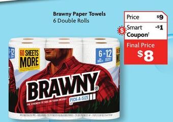 Family Dollar Brawny paper towels offer