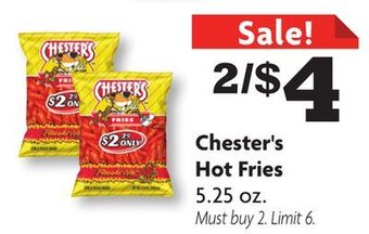 Family Dollar Chester's hot fries offer