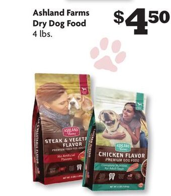 Family Dollar Ashland farms dry dog food offer