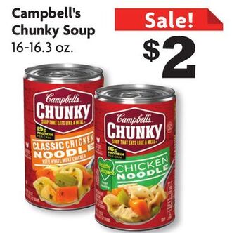 Family Dollar Campbell's chunky soup offer