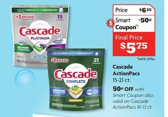 Family Dollar Cascade actionpacs offer