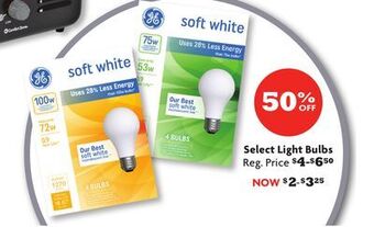 Family Dollar Select light bulbs offer