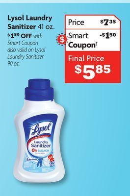 Family Dollar Lysol laundry sanitizer offer