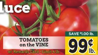 Dearborn Market Tomatoes on the vine offer