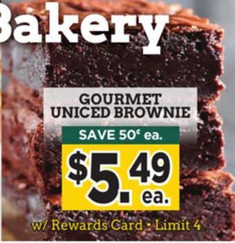 Dearborn Market Gourmet uniced brownie offer