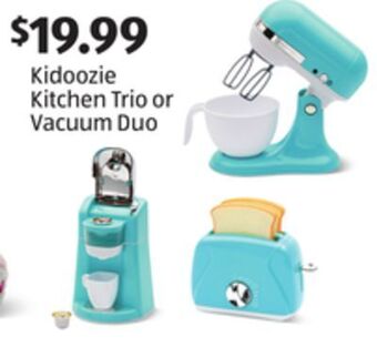 Aldi Kidoozie kitchen trio or vacuum duo offer