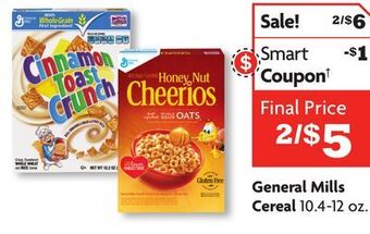 Family Dollar General mills cereal offer