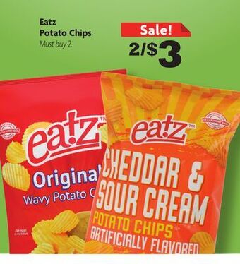 Family Dollar Eatz potato chips offer