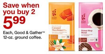 Target Good & gather™ 12-oz. ground coffee offer