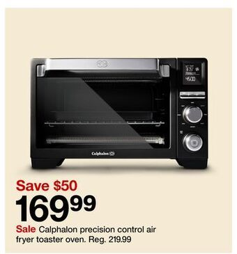 Target Calphalon precision control air fryer toaster oven offer