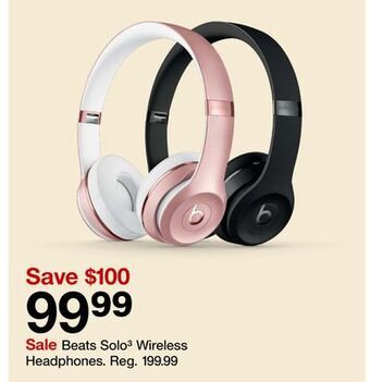 Target Beats solo³ wireless headphones offer