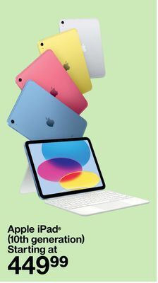 Target Apple ipad® (10th generation) offer