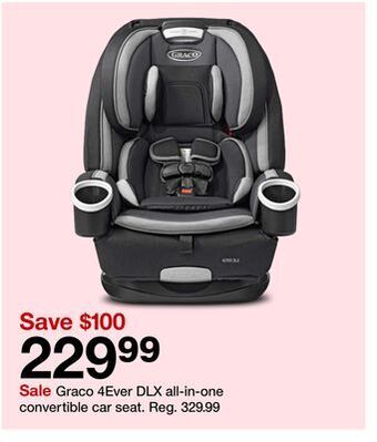 Target Graco 4ever dlx all-in-one convertible car seat offer