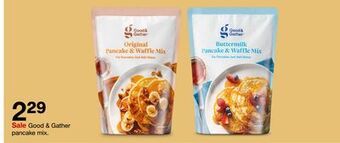 Target Good & gather pancake mix offer